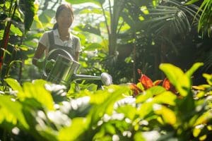 Puis-je arroser mes plantes avec l&rsquo;eau de la piscine ?