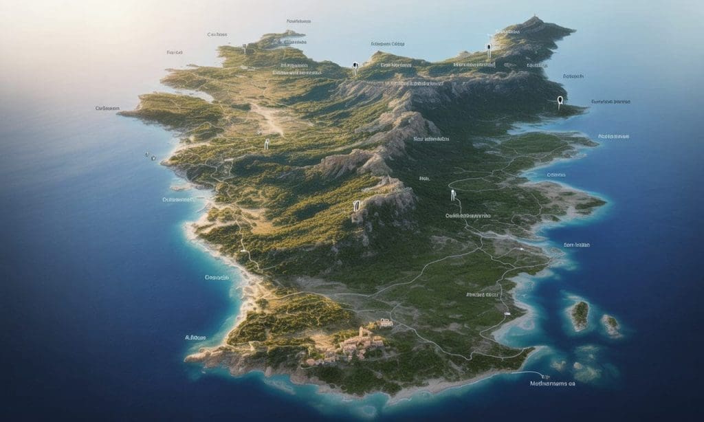 explorez la corse facilement grâce à notre carte interactive complète, idéale pour préparer vos itinéraires en voiture et à pied. découvrez les routes, les sentiers et les incontournables de l'île de beauté.