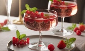 découvrez notre recette festive de soupe de champagne aux framboises et fruits rouges, idéale pour un apéritif gourmand et élégant.