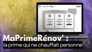 Maison individuelle en travaux d'isolation financés par la prime renov