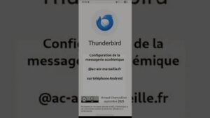 Page de connexion à la messagerie académique d'Aix-Marseille sur un écran d'ordinateur